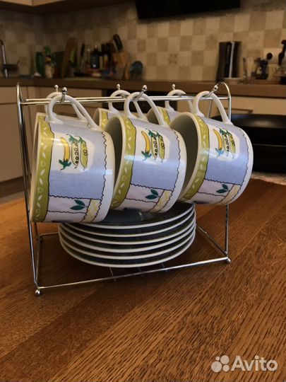 Чайный сервиз на 6 персон, новый