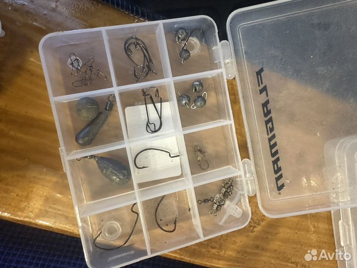 Набор воблеров, блесен, резина микроджиг