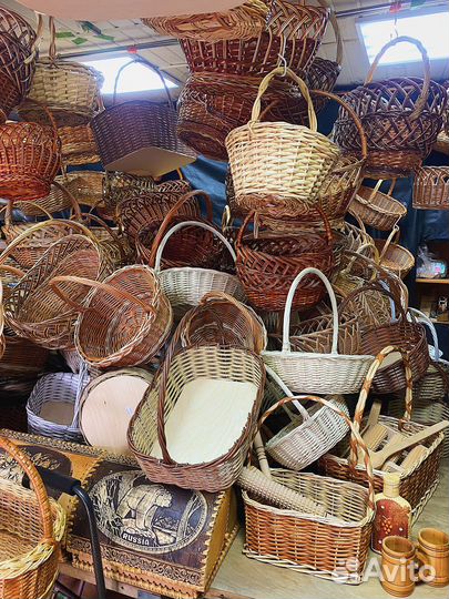 Корзины плетеные