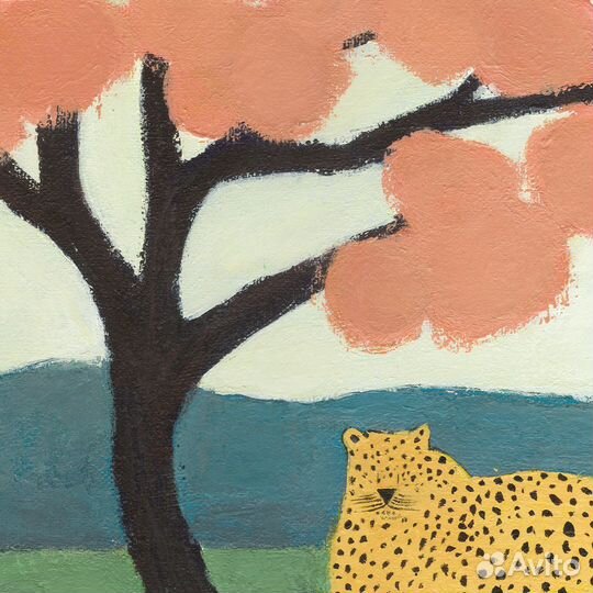 Постер с леопардом
