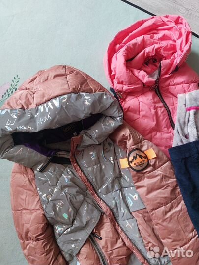 Вещи и обувь на девочку пакетом с 128-134