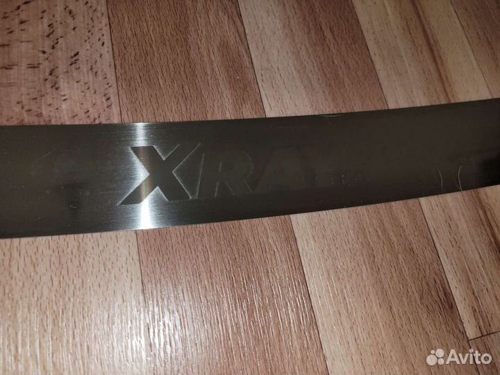 Накладка на задний бампер LADA x ray