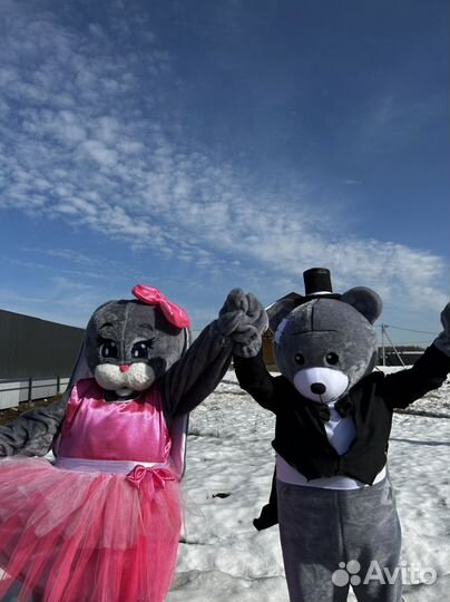 Мишка и Зайка поздравления