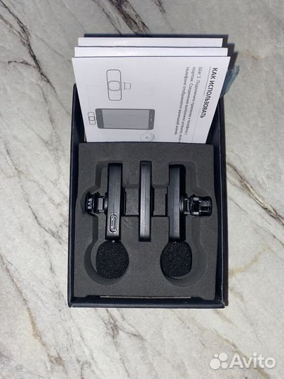 Петличный беспроводной микрофон для iPhone