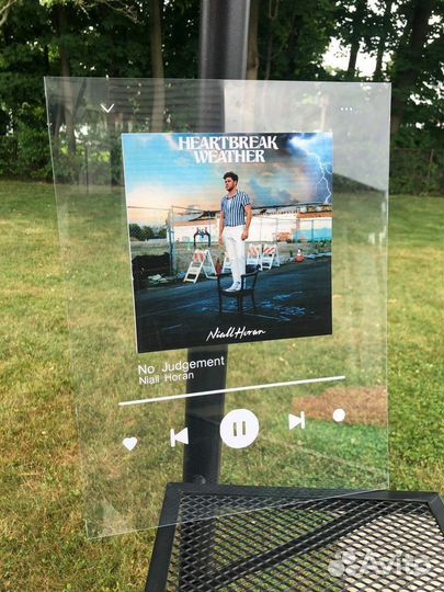 Трек с Вашим фото на Орг стекле