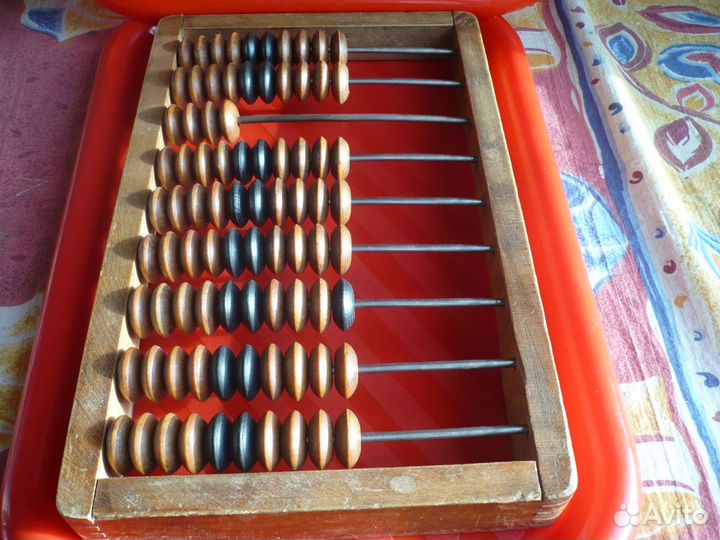 Счеты бухгалтерские деревянные большие,СССР