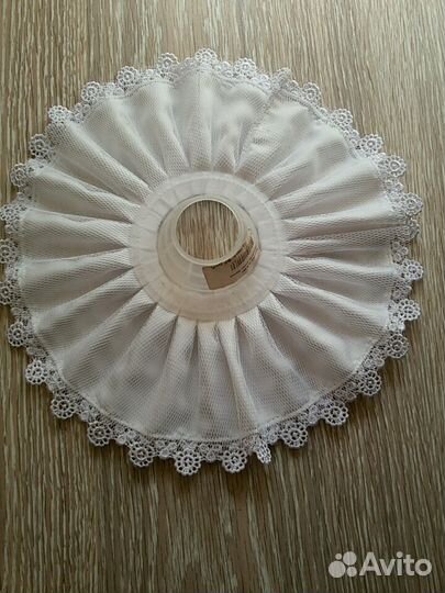 Новые Манжетки для букета невесты атлас белые