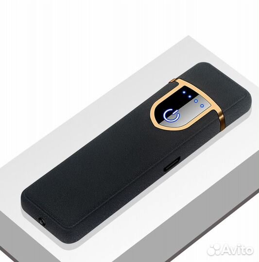 Зажигалка USB, тонкая, антиветер
