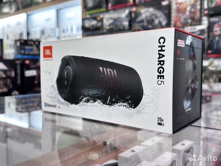 Беспроводная акустика JBL Charge 5 Black