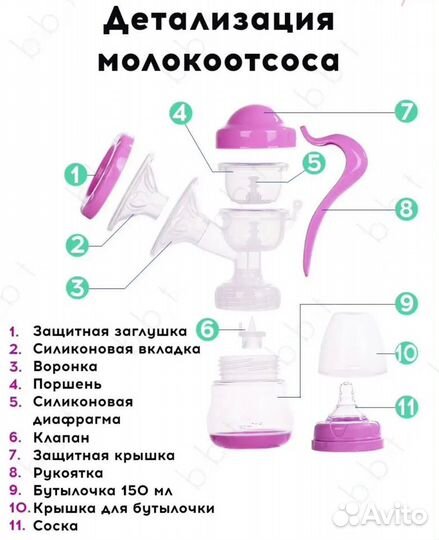 Молокоотсос,вкладыши