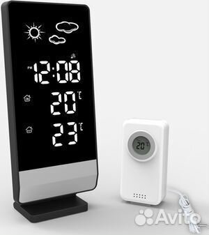 Цифровая домашняя метеостанция с беспроводным выно