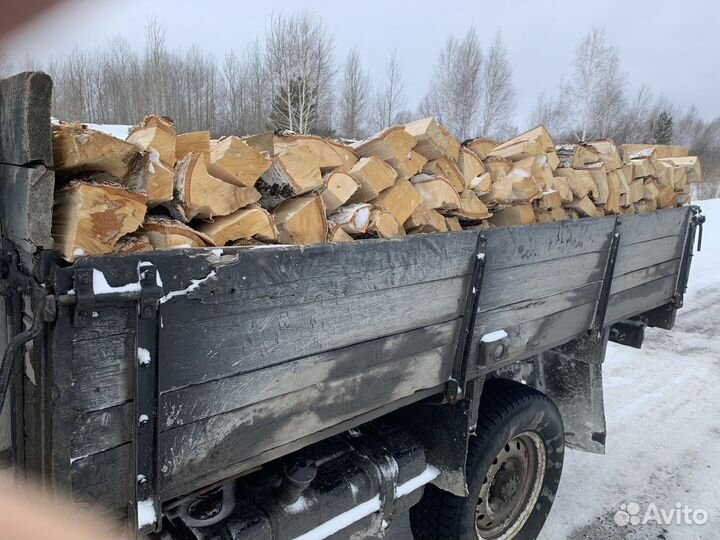Дрова березовые сухие сырые
