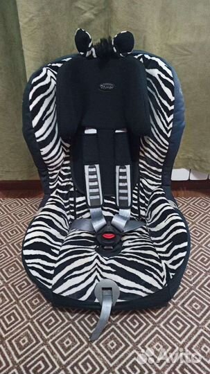 Автокресло Britax Roemer King Plus zebra
