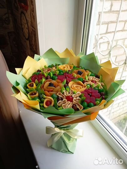 Съедобные букеты/ Букеты из сухофруктов, орехов