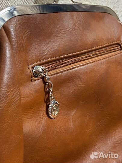 Сумка женская с фермуаром экокожа