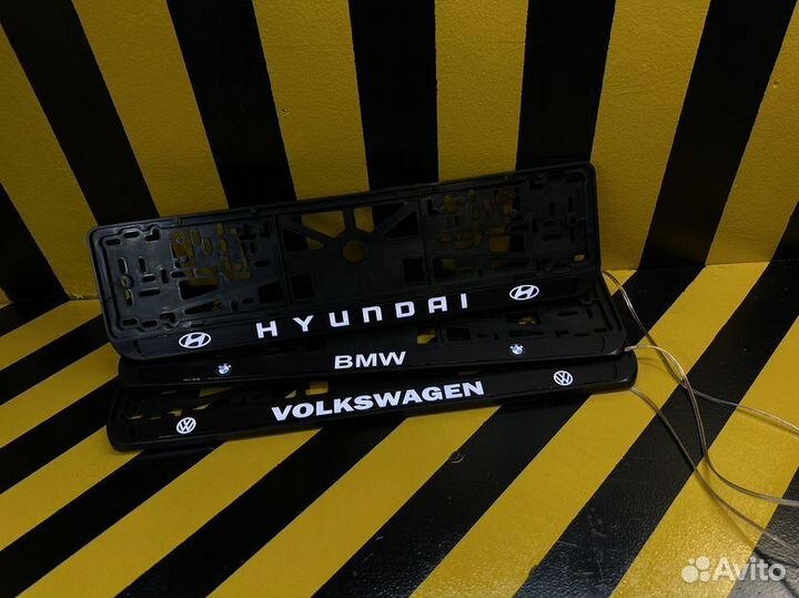 LED рамка номера с вашим дизайном