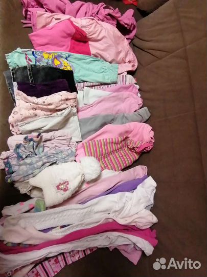 Вещи пакетом для девочки 104-116