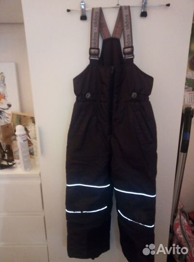 Теплые брюки для девочки, рост 116-122