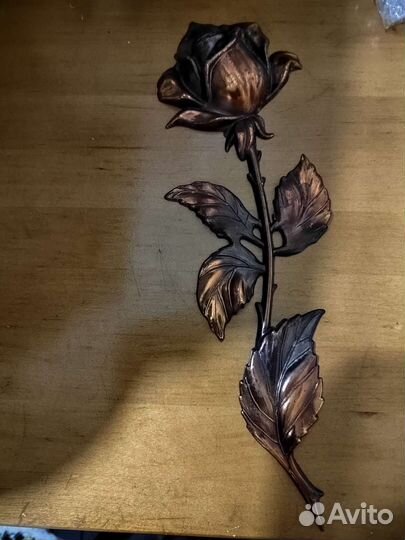 Роза из металла