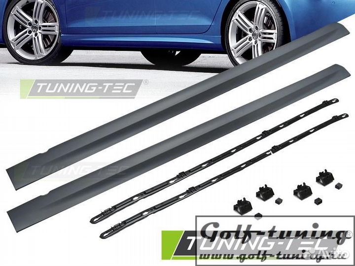 VW Golf 6 Накладки на пороги в стиле R20