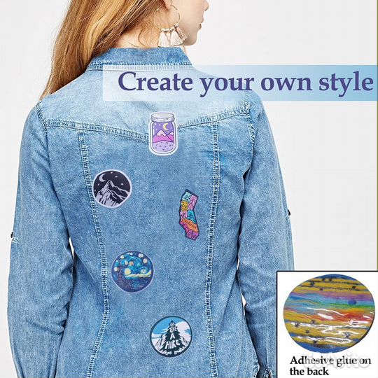 Нашивки на одежду набор в путешествие термонашивки