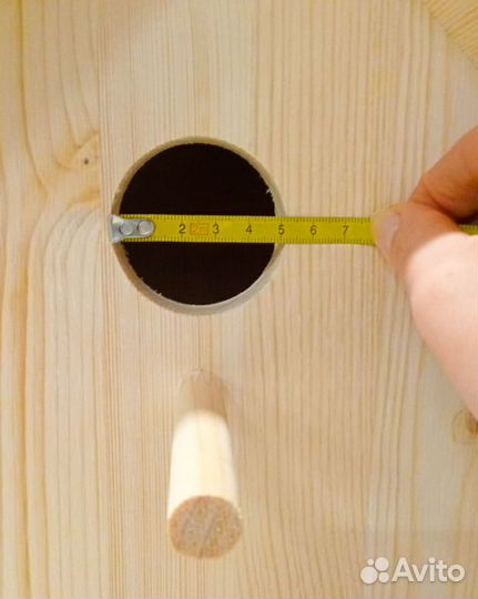 Скворечник деревянный из хвои