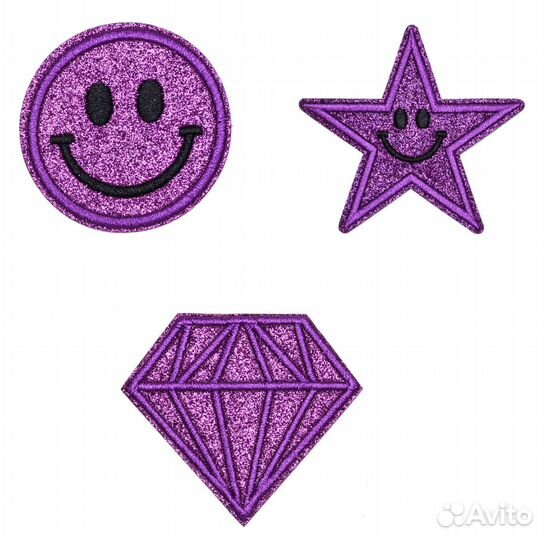 Нашивки на одежду блёстки термонашивки