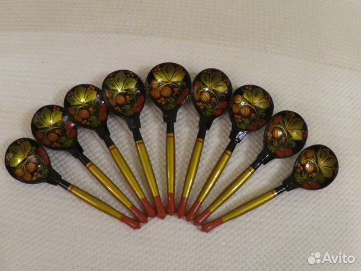 Ложки деревянные ''хохломская роспись.''