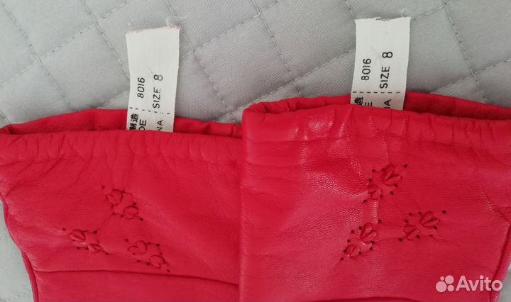 Перчатки кожаные женские новые