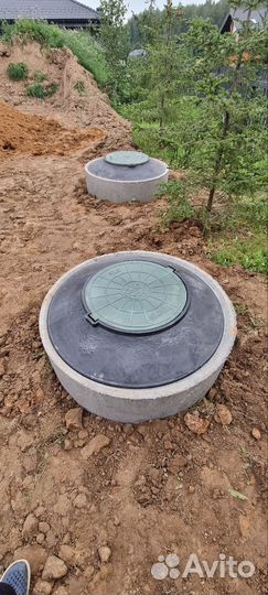 Септик из бетонных колец под ключ