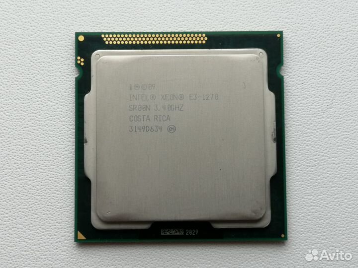 Intel i7-2600K и Xeon e3-1270 lga 1155
