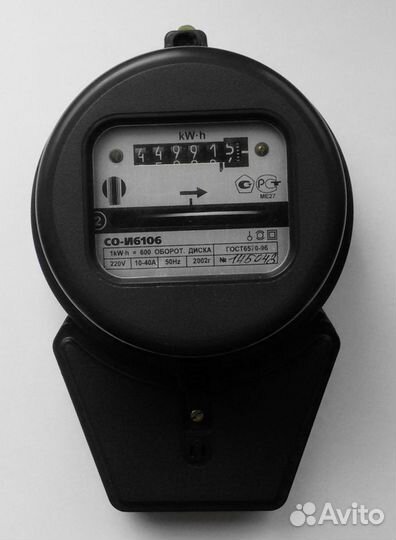 Антикварный электросчетчик со-И6106