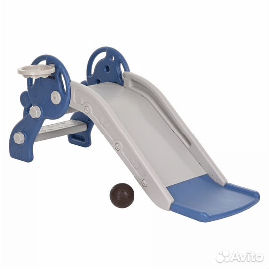 Горка Pituso «Мини» с баскетбольным кольцом L-XS02