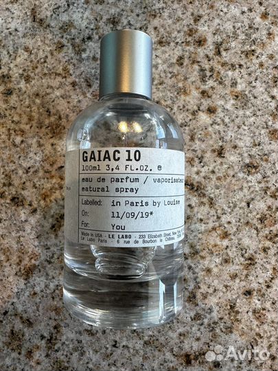 Le labo Gaiac 10