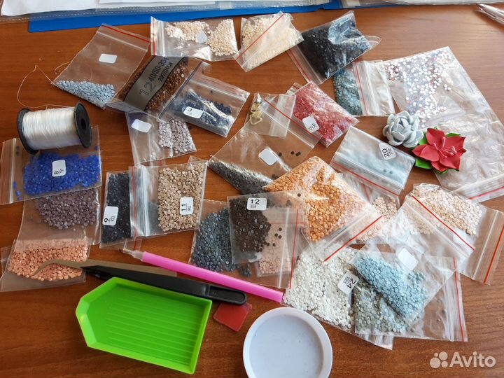 Остатки от трёх больших алмазных мозаик