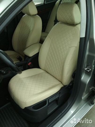 Чехлы в Ромб на Skoda Octavia А5 от Автопилот