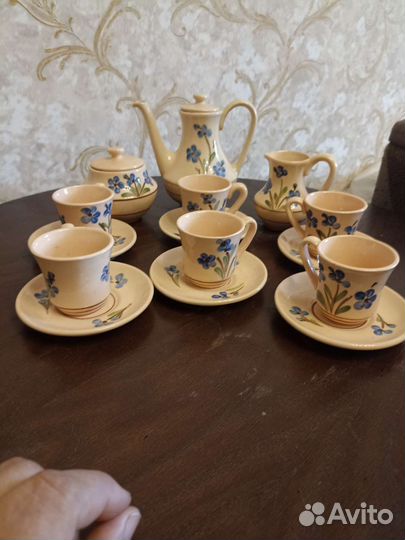 Кофейный сервиз керамика СССР