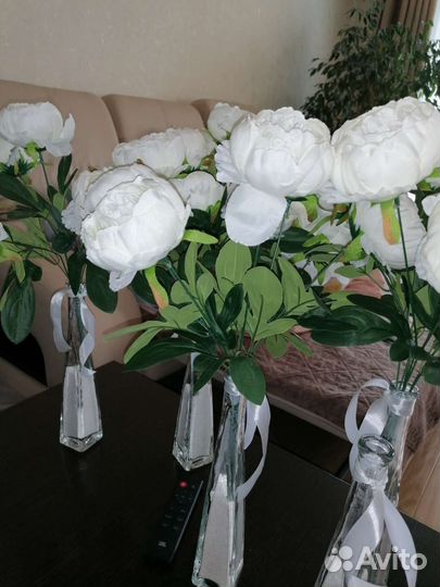 Свадебные украшения на стол