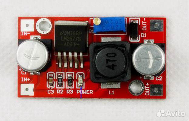 Повышающий преобразователь DC-DC на LM2577
