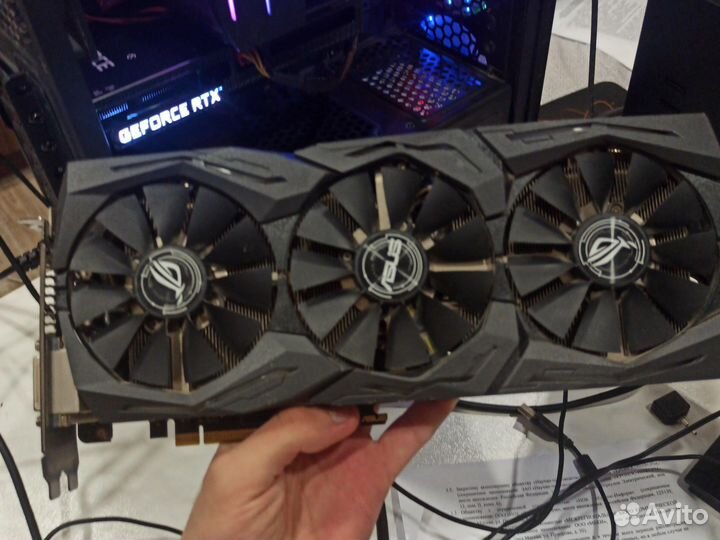Видеокарта gtx 1060 6gb asus strix