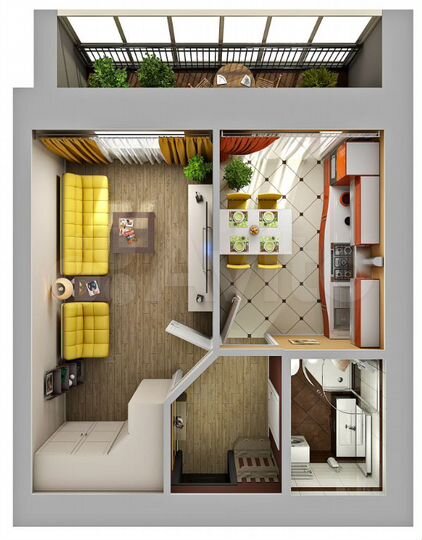 1-к. квартира, 39,3 м², 10/10 эт.