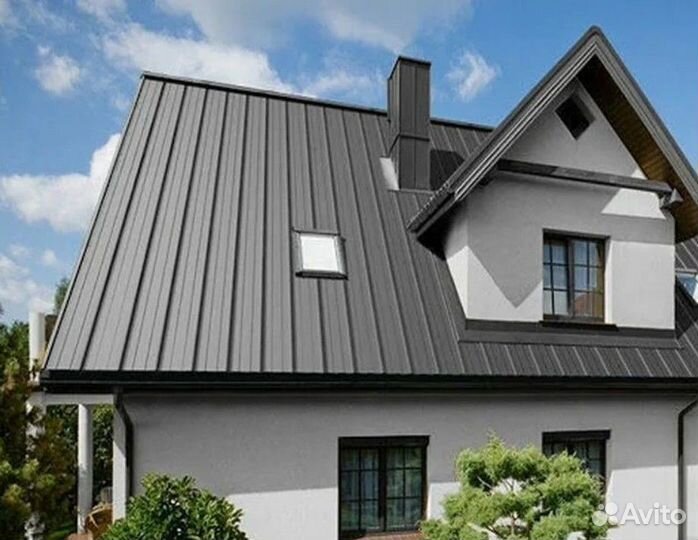 Фальцевая кровля. Металлочерепица