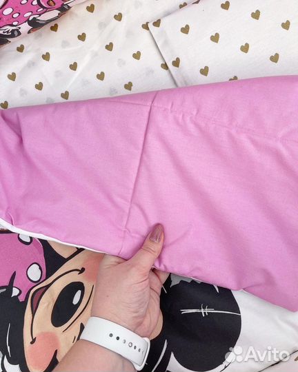 Комплект в кроватку для девочки