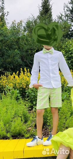 Шорты на мальчика 122 с бабочкой