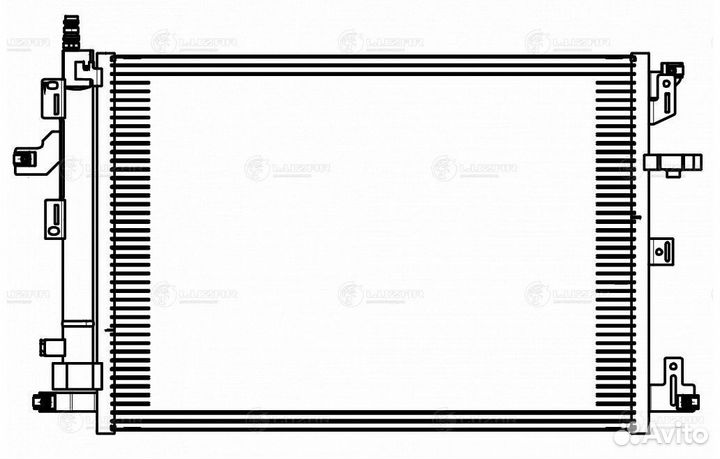 Радиатор кондиционера Вольво XC90 02