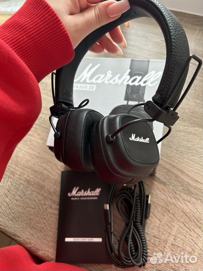 Marshall major 4 черные оригинал