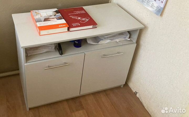 Тумба бело- серая лдсп