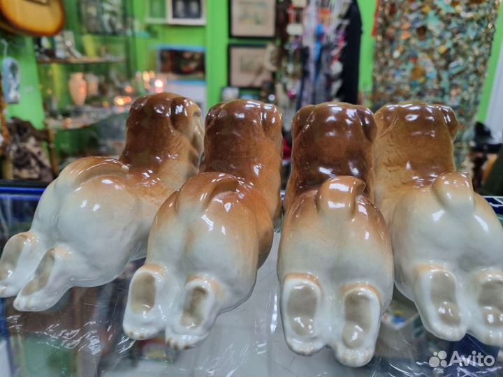 Фарфор статуэтка чау-чау лфз СССР. Клейм нет