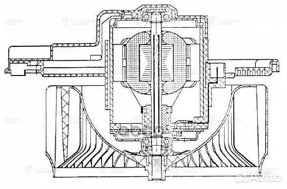 Э/вентилятор отоп. для а/м Honda Accord (03)