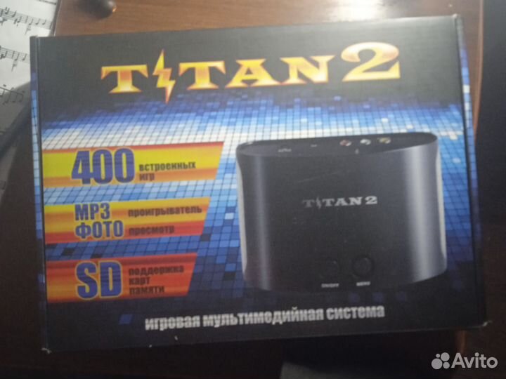 Игровая приставка titan 2 с 400 встроенными играми